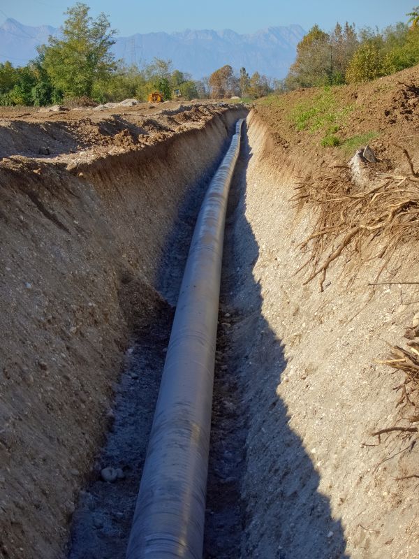 Completed Gas Line Relocation